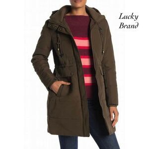 Lucky Brand Missy Army Green Coat NWT Size XS